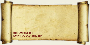 Josif Jakovljević vizit kartica